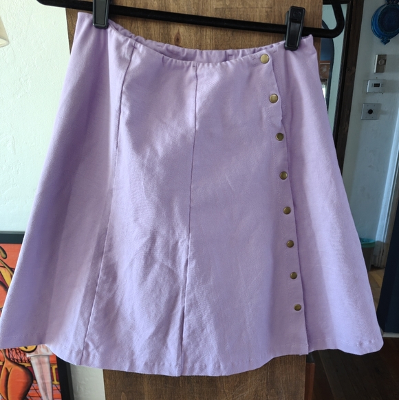 Manners London Dresses & Skirts - Manners London Popper Mini In lilac (fits like medium)